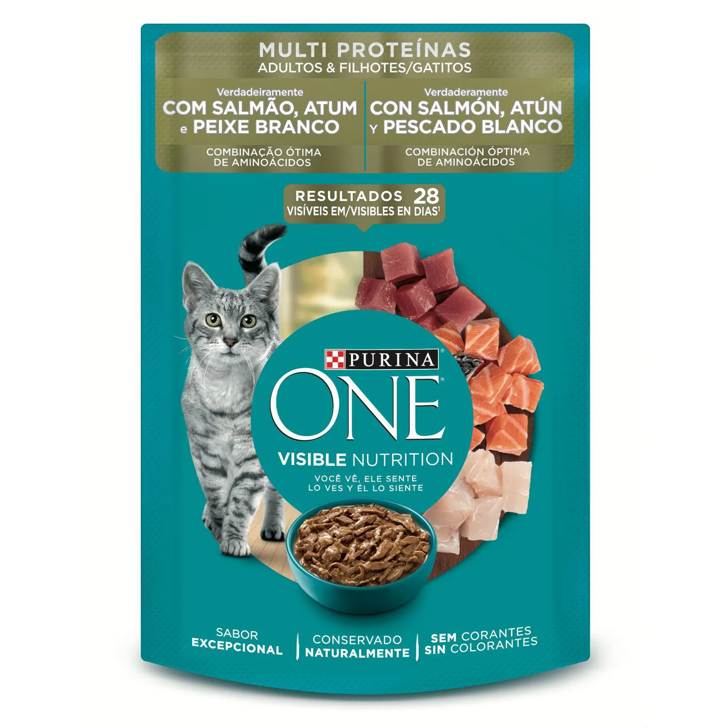 Alimento Húmedo Para Gato Todas Las Edades Multipro One 85g
