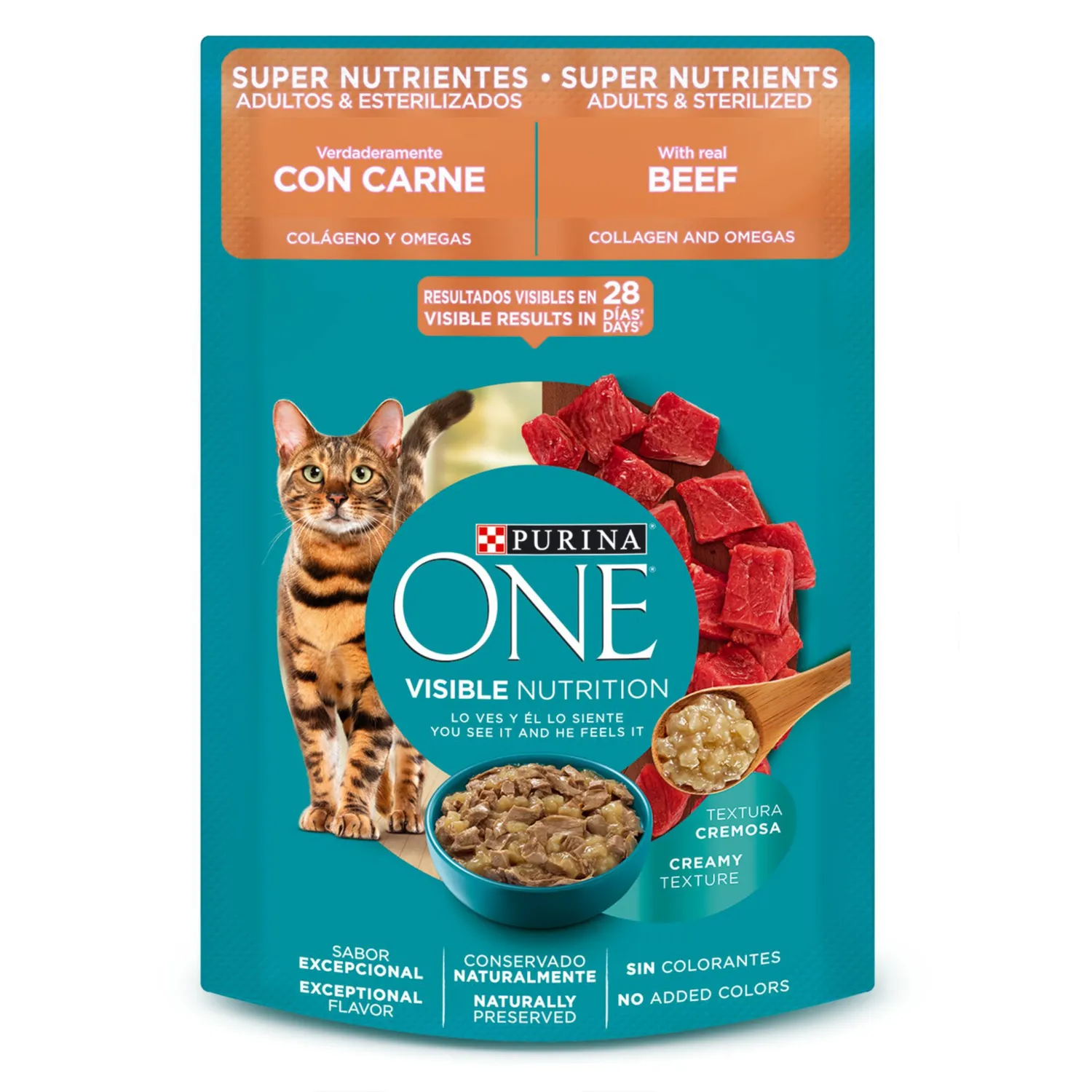 Alimento Húmedo Para Gato Súper Adulto Y Esterilizado One 85g