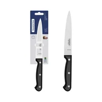 Cuchillo Trinchante 15cm Acero Inoxidable con Mango en Plástico Ultracorte Negro Tramontina