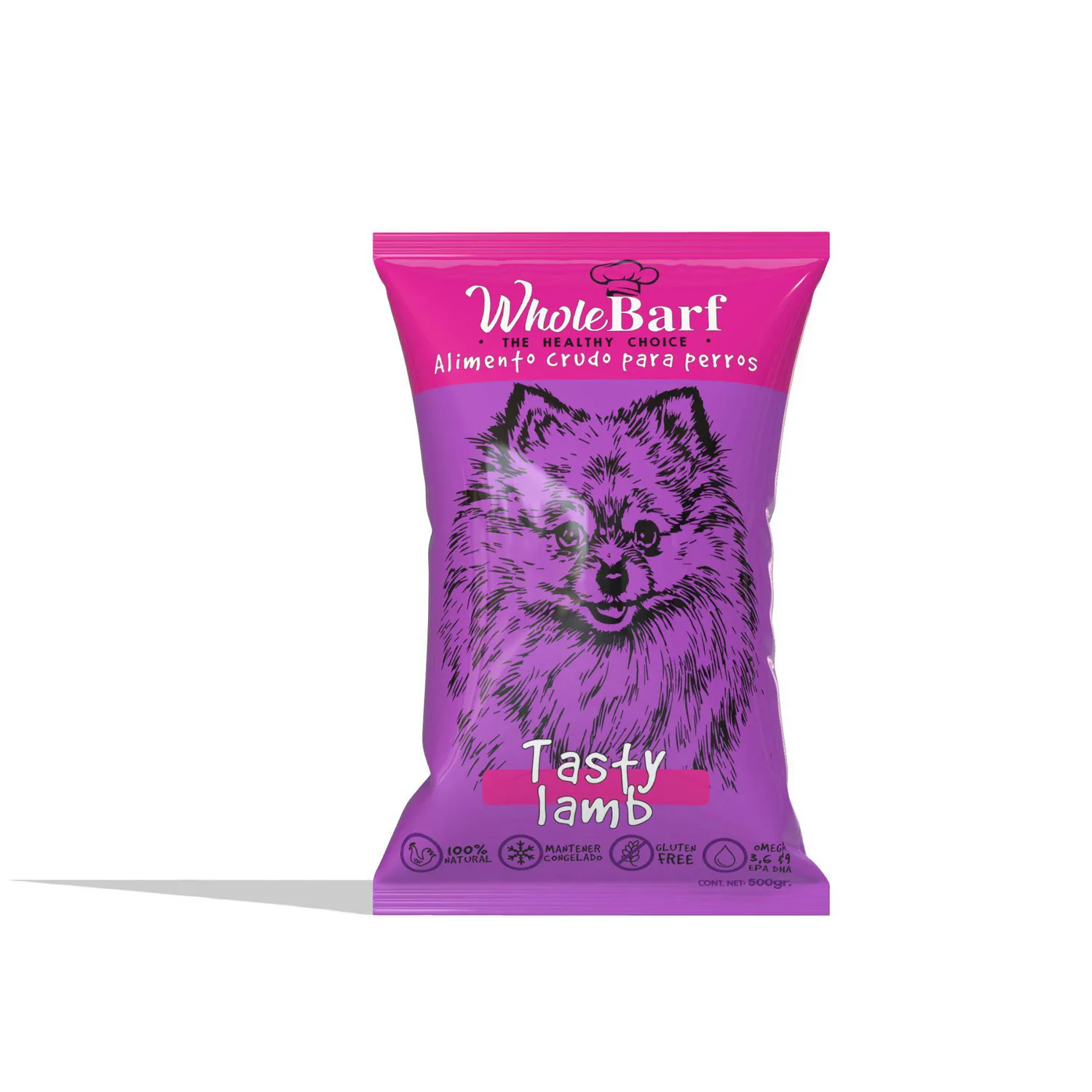 Comida Perros Whole Barf  Tasty Lamp 500g Whole Barf