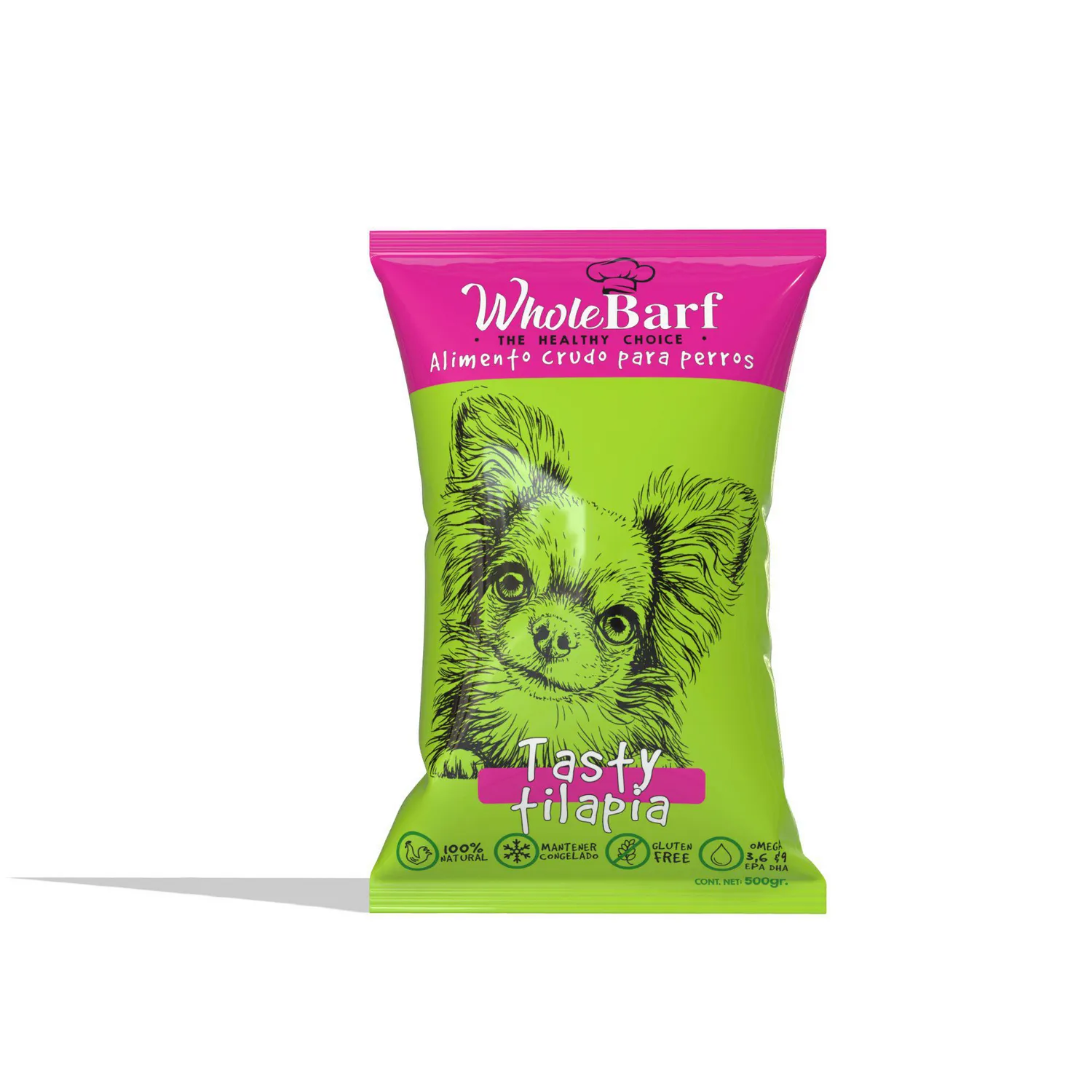 Comida Perros Whole Barf  Tasty Tilapia 500g Whole Barf