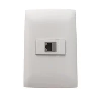 Toma Teléfono Sencillo Blanco Leviton Rj1Pl-Bla Línea Cien