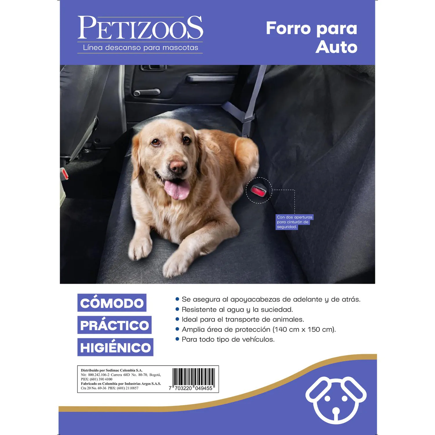 Protector Económico Para Auto Silla Trasera 3