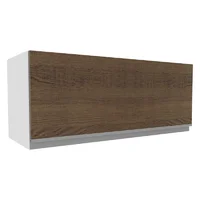 Mueble De Cocina Superior Glamy 80 Cm 1 Puerta Abatible - Blanco/Marrón