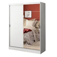 Closet Luke 183X120X53 2 Puertas Y 1 Espejo Blanco