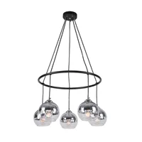 Lámpara Colgante Negro 5l E27 40w