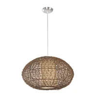 Lámpara Colgante Níquel Satinado 1 Luz E27 Ikelite