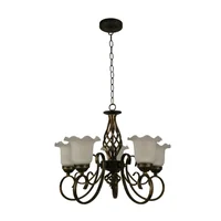 Lámpara Colgante Dorado 5 Luces E27 Ikelite