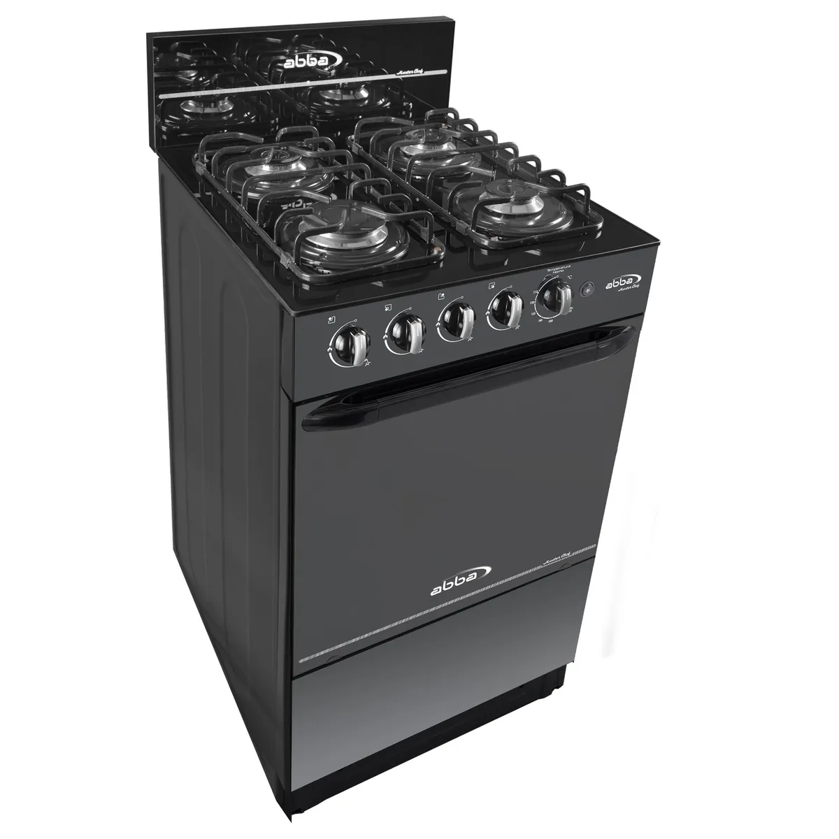 ABBA - Estufa de Piso 4 Puestos Vidrio Gas Natural AG 101-5 N