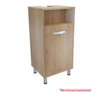 Mueble a Piso para Lavamanos Ray 83.3X40X35.2 cm Rovere. No incluye lavamanos Sensi Dacqua