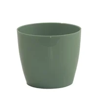 Matera Plástica Cónica Bahia 13x14cm Verde Menta