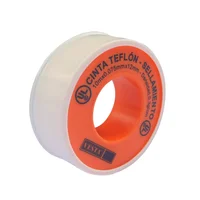 Cinta Teflón 1/2 Pulgada 10m Densidad 0.3gr Set X 500 Unidades