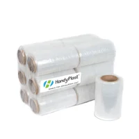 Rollo Stretch Film Manual Transparente 20 cm x 300 m Calibre 7 Set X 60 Unidades