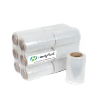 Rollo Stretch Film Manual Transparente 20 cm x 300 m Calibre 6 Set X 60 Unidades