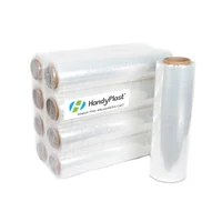 Rollo Stretch Film Manual Transparente 45 cm x 457 m Calibre 7 Set X 40 Unidades