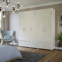 Closet Bari 200X200X50Cm Niebla Blanco