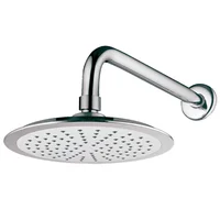 Ducha Plato Redondo 8" Cromada Con Brazo Discover