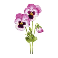 Vinilo Decorativo De Flores Rosadas Xl 92X160Cm