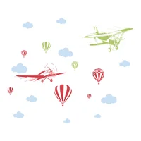 Vinilo De Aviones Y Globos Xl 238X199Cm