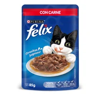 Comida Húmeda Para Gato Felix Carne 85g