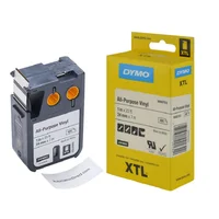 Cinta vinilo color negro/blanco 24mm 7m Para rotuladora XTL300/500 Dymo