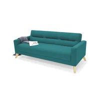 Sofacama Sion 82X206X90 Tela Turquesa