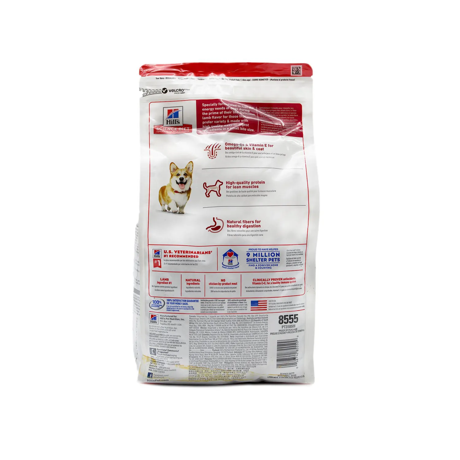Comida Seca Para Perro Adulto Hills Lamby Rice 2.04kg 3