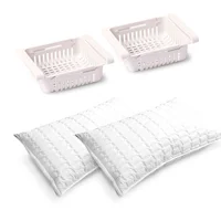 Combo: 2 Almohadas + 2 Organizadores Multiusos