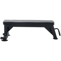 Banco Plano Multipropósito Capacidad 90 Kg Color Negro