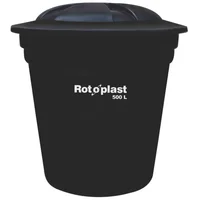 Tanque Rotoplast Bicapa 500 L C.T Negro