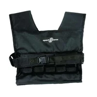 Chaleco De Peso Impermeable De 10 Kg Color Negro
