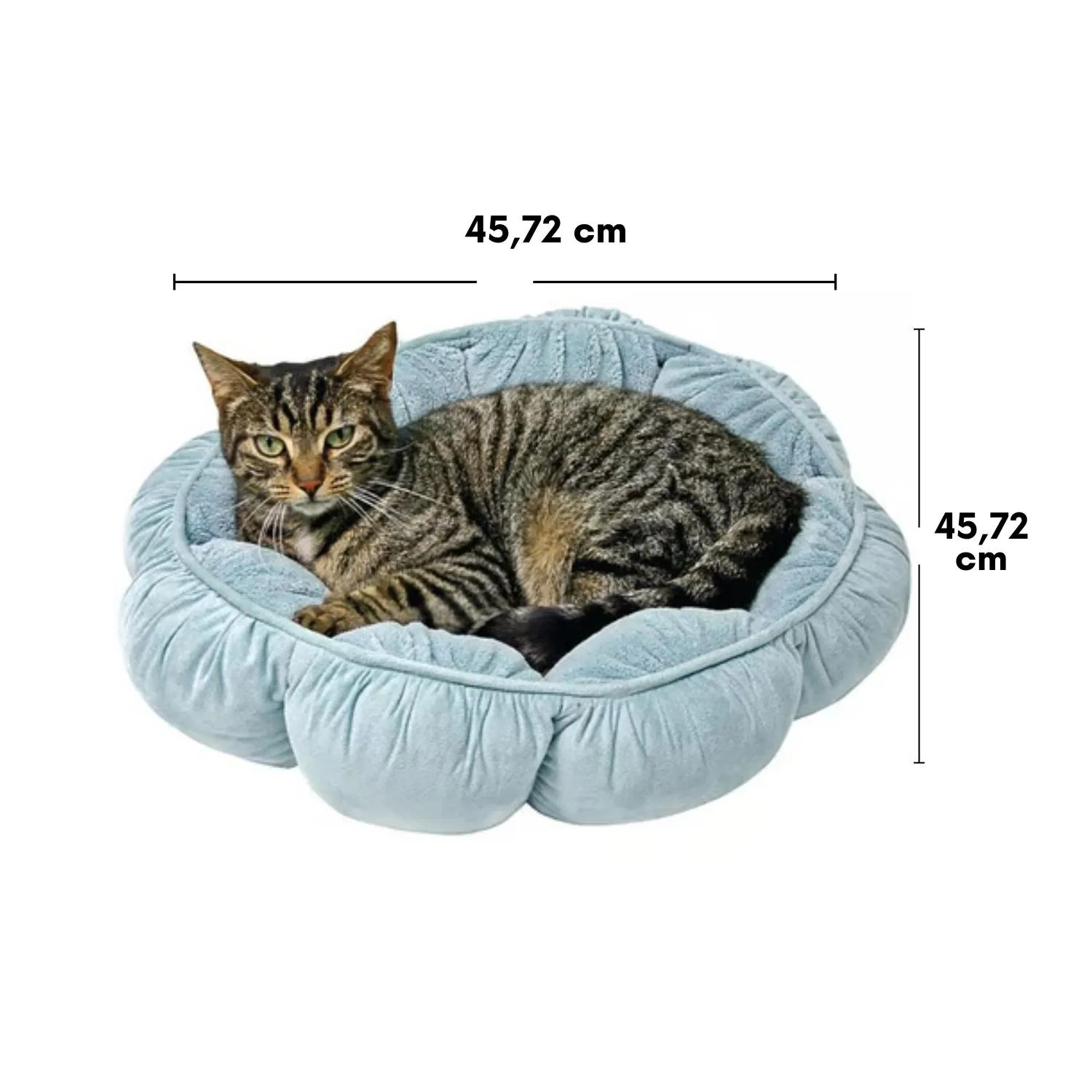 Cama Acolchonada Para Gatos Redonda