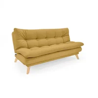 Sofa cama munich mostaza 85x180x90 antifluido