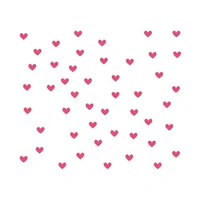 Vinilos Patrón De Corazones L 250X250Cm