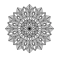 Vinilo Decorativo Mandala Xs 50X50Cm