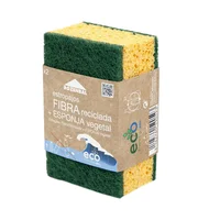 Estropajos Con Esponja Vegetal Eco Friendly Set X 48Unds