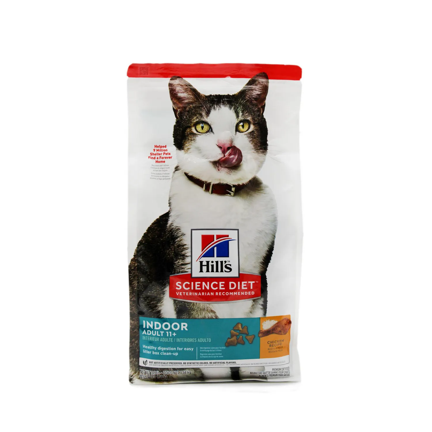 Comida Seca Para Gato Adulto +11 Hills Indoor Food 3.5lb