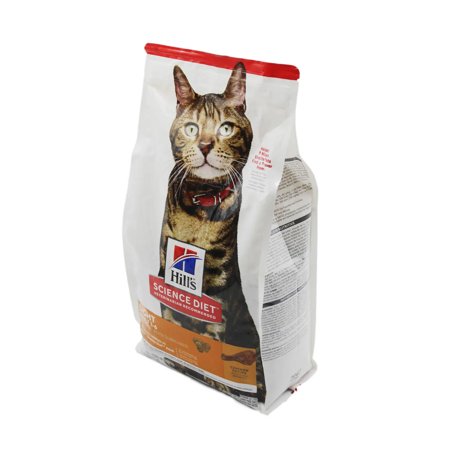 Comida Seca Para Gato Adulto Hills Light 7lb