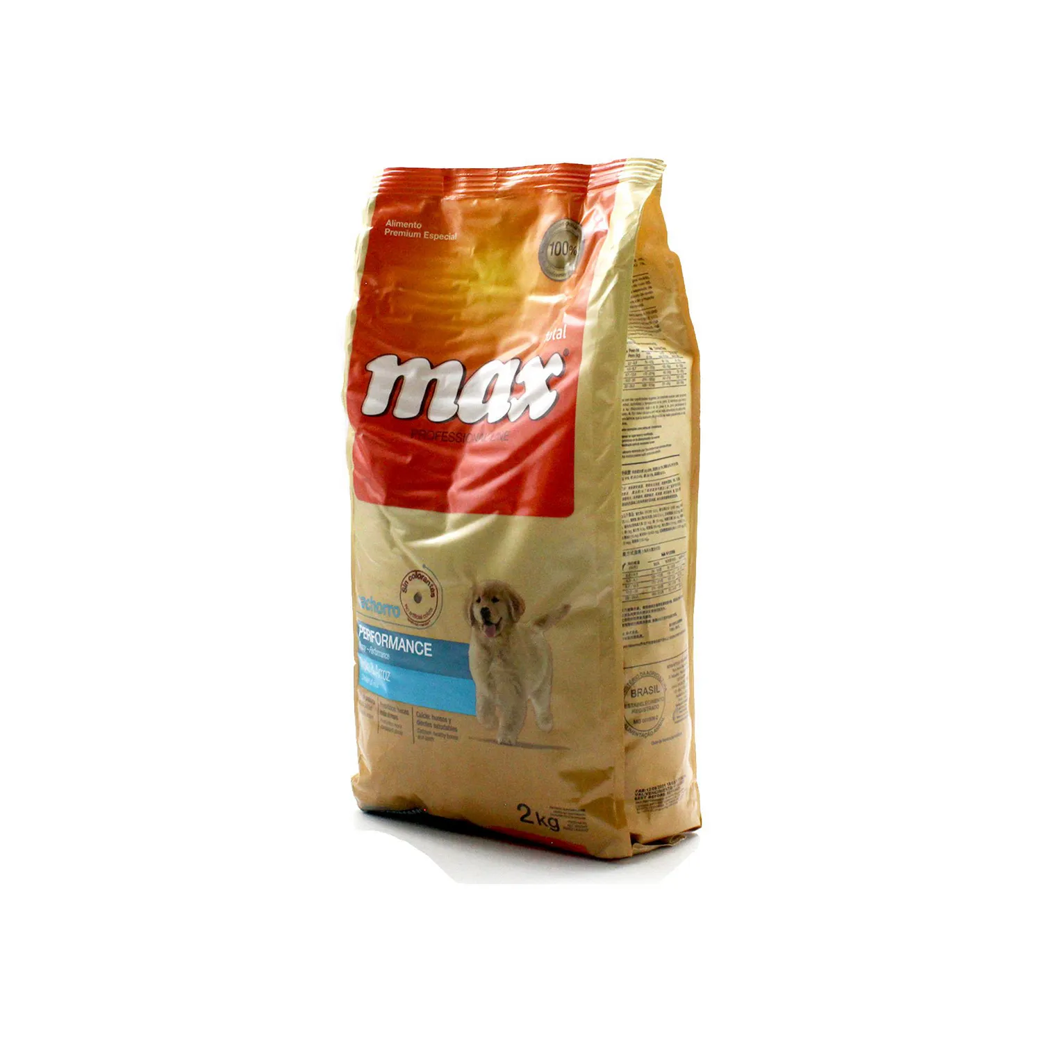 Comida Seca Para Perro Cachorro Max Performance Sabor A Pollo 8kg