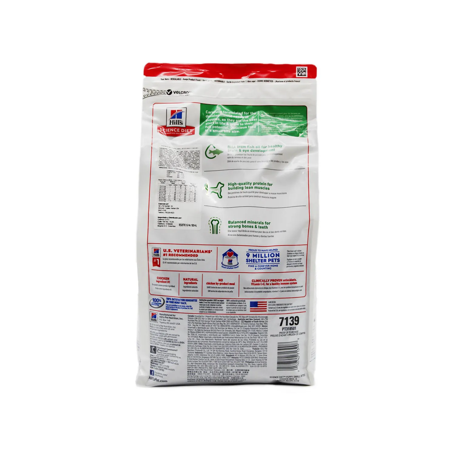 Comida Seca Para Perro Cachorro Hills Small Bites 4.5lb 3