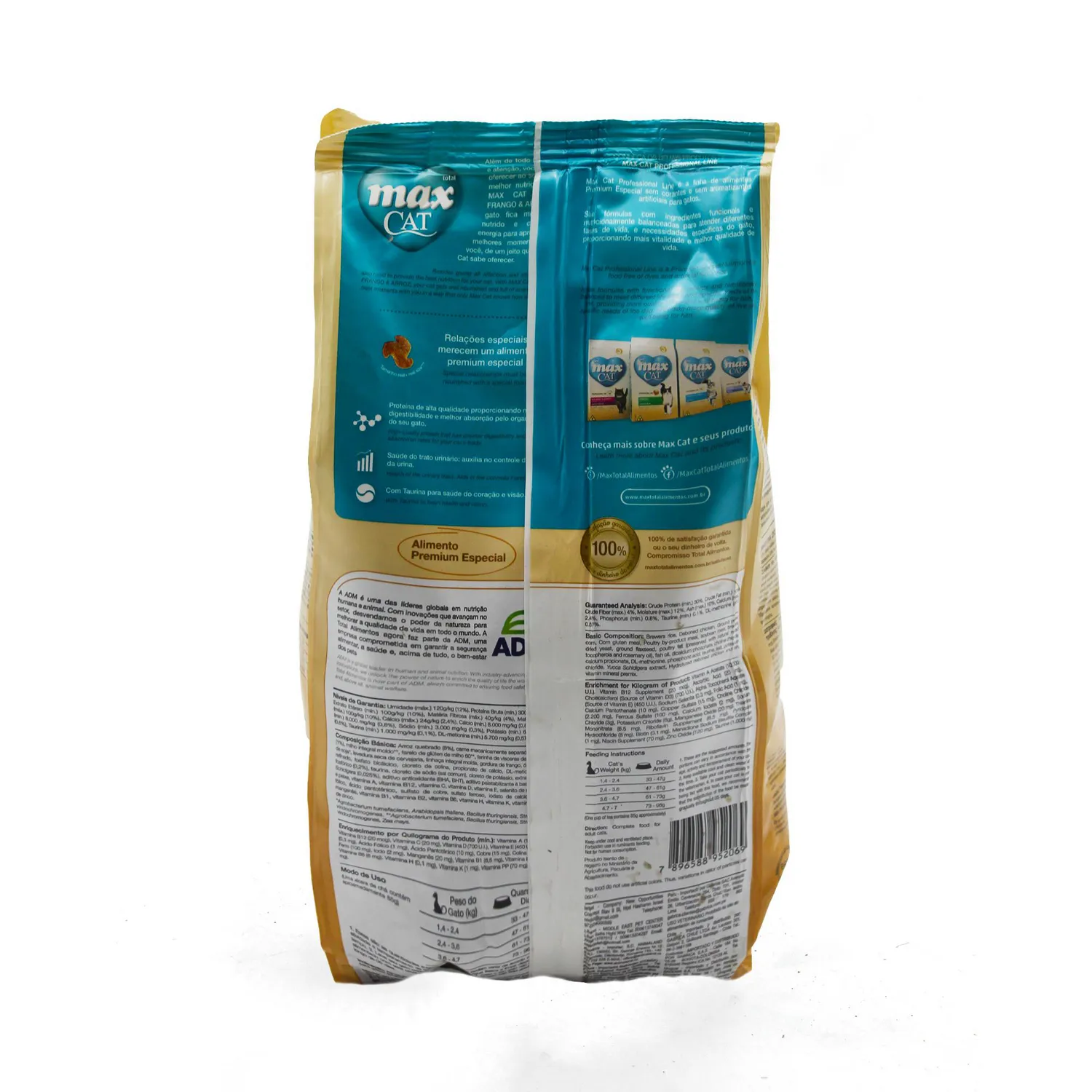 Comida Seca Para Gato Adulto Max Sabor A Pollo Y Arroz 10kg 3