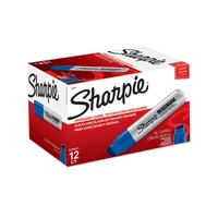 Marcador Sharpie Industrial Magnum Azul Set X 72 Unidades