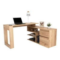 Escritorio A Leza 73.5X121.5X137.5 Madera natural