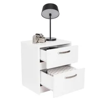 Mesa De Noche Argento Rta Blanco