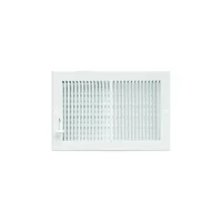 Rejilla para Pared Lateral Color Blanco 20.32 X 10.16 cm