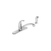 Grifo Mono comando para Cocina Cromado con Rociador Lateral