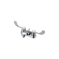 Griferia De Lavabo De 10.16 Cm Bimando Tipo Palanca Cromo