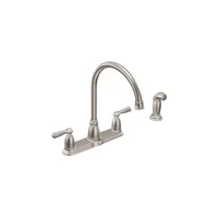 Grifería Bimando Arco con Rociador para Cocina