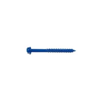 Tornillo De Cabeza Ranurada Hexagonal Azul De 1/4