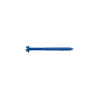 Tornillo De Cabeza Ranurada Hexagonal Azul De 1/4